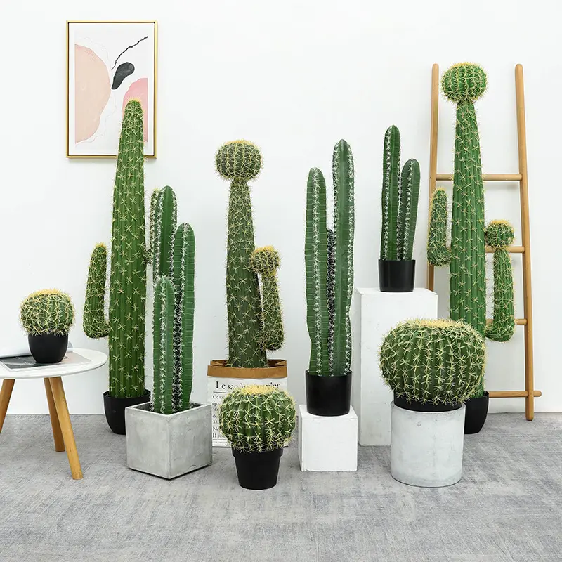 Large Fake Cactus Trees Indoor Cacti Plant fake cactus cactus artificial plant