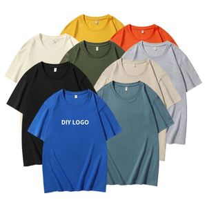 Wholesale High Quality Heavy <b>Weight</b> Knitted Plain Oversized Eco-Friendly Tshirt Printing Embroidery Custom <b>Blank</b> 100 Cotton - Product Image 2