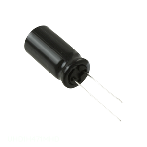 Condensador Original de 470 uF, Aluminio, 470UF, 20%, 50V, Radial, Orificio Pasante, UHD1H471MHD - Product Image 1
