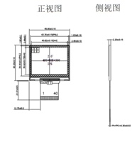 Écran de 2.0 pouces avec interface RVB/SPI Module d'affichage tactile de panneau LCD TFT rétroéclairé par LED 480*360 IPS
