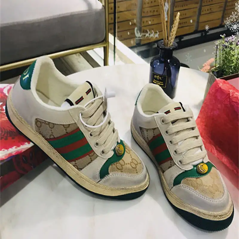 GG Piccolo sporco scarpe di pelle di pecora scarpe sportive degli uomini del progettista marche famose 2020 di lusso scarpe da tennis