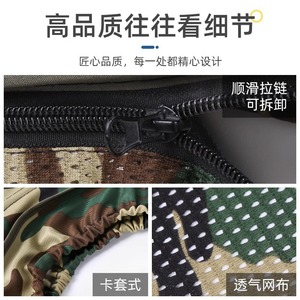 Pare-soleil pour casque de sécurité, protection solaire pour chantier, maille respirante, accessoire pour chapeau à visière - Product Image 5