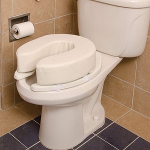 Accesorio de baño acolchado de fácil limpieza, asientos estándar <span class=keywords><strong>alargados</strong></span>, cojín, asiento de inodoro de espuma acolchada suave - Product Image 6