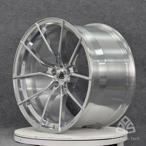 722Auto Jantes forgées monobloc 20-22 pouces à rayons multiples 5x112 5x120 5x130 finition satin brossé pour Porsche Taycan Audi <span class=keywords><strong>E</strong></span>-<span class=keywords><strong>tron</strong></span> <span class=keywords><strong>GT</strong></span> Mercedes - Product Image 3