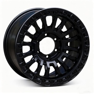 Ruedas Deportivas de Aleación de Aluminio Forjado para Mercedes Smart, Diseño de Malla Deportiva en Negro Brillante, <span class=keywords><strong>17</strong></span> 5x114.3 139.7 - Product Image 1