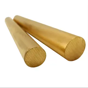 99.99% Pure Round Copper Bar Brass Rod Resistance Solid Yellow Bar