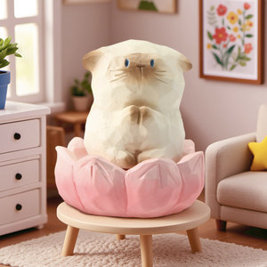 Lot de figurines miniatures de chats siamois de la série émotionnelle PAI authentiques en vente en gros pour collection et cadeaux - Product Image 6
