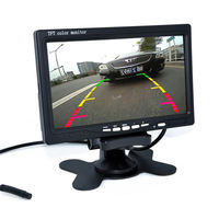 Monitor de Cámara de Visión Trasera LCD TFT a Color HD de 7 Pulgadas y 12V 24V con Altavoz Integrado para Camión y Caravana