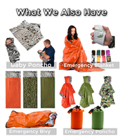 Leichte Erste-Hilfe-Rettungsdecke, sichere Notfall-Mylar-Folie, thermisch, wasserdicht, für Reisen, Wandern, Bergsteigen, Camping