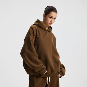 Sudaderas Unisex Personalizadas al por Mayor de 430G con Cierre de Botones, Cuello con Capucha, Ajuste Holgado Informal, Temporada de Invierno, Talla 2XL para Hombre - Product Image 2