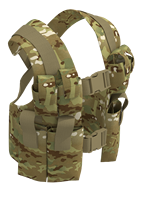 Gilet tactique d'assaut Camouflage Plate Carriter Chest Rig avec pochettes