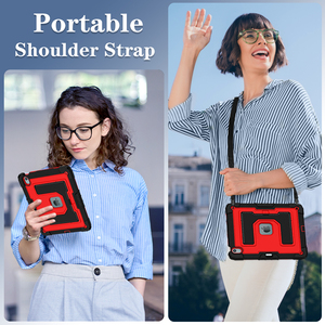 Capa Resistente para iPad Air 13 M2 M3 2024 2025 com Suporte Dobrável, Suporte Magnético para Caneta e Alça de Ombro OEM ODM - Product Image 6