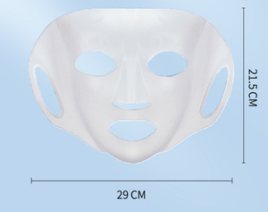 הוק אוזן הוק מחדש שמיש פנים 3D מסכה לכסות סיליקון עור מסכת סיליקון מסכת פנים - Product Image 5