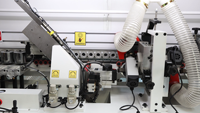 Machine à chantourner automatique 7 fonctions pour le travail du bois, pré-fraisage, raclage et polissage pour le bois, le MDF, le PVC, le HPL, etc.