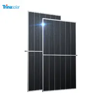 Panel Surya Trina Vertex 540W 550W, Bifacial Kaca Ganda untuk Trina 5kw Set Surya 500W