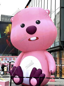 Globo Publicitario de Alta Calidad Zhenmei, Color Rosa, Mascota LOPPY, Ideal para Inauguración de Tiendas y Campañas de Marketing - Product Image 5