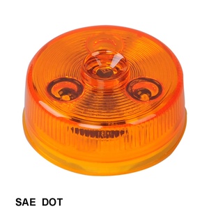2 "הוביל סמן עגול סיווג pc משאית מדוריין צד משאית 12v 24v נקודה/fmvss108/<span class=keywords><strong>sae</strong></span> - Product Image 4