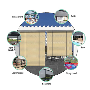 Toldo Vertical de HDPE, Persianas Enrollables <span class=keywords><strong>para</strong></span> Ventanas Exteriores, Persianas <span class=keywords><strong>para</strong></span> Patio, Balcón y Exteriores - Product Image 6