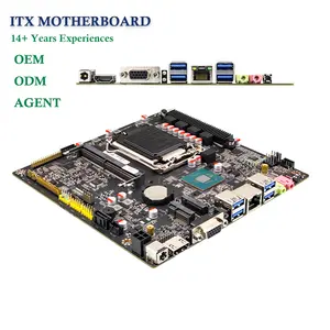 HJS ITX PC Motherboard for Inter Core 10/11th Gen Dual Cha nel DDR4 Max Support 64GB M.2 2280 SSD Port Desktop Mini Motherboard