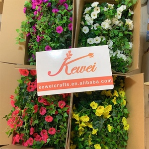 Flor colgante de <span class=keywords><strong>trompeta</strong></span> de petunia púrpura, flor artificial de seda Morning <span class=keywords><strong>Glory</strong></span> para fines decorativos - Product Image 6