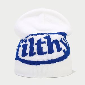 Gorro de invierno Unisex personalizado al por mayor, calentador de cabeza de acrílico 100% con patrón de letras, comodidad transpirable para hombres y mujeres - Product Image 3