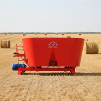 Mélangeur vertical automatique HINDA 9JGL-22 pour ensilage de bétail, garantie 1 an, machine d'alimentation TMR pour utilisation en ranch