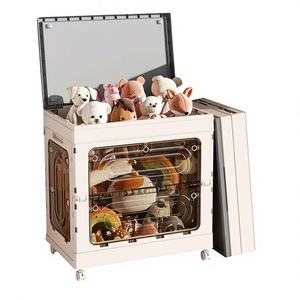 <span class=keywords><strong>Caja</strong></span> <span class=keywords><strong>de</strong></span> Almacenamiento Plegable Multifuncional <span class=keywords><strong>de</strong></span> Plástico Rectangular <span class=keywords><strong>de</strong></span> Cinco Puertas con Capacidad <span class=keywords><strong>de</strong></span> 100L-150L, Diseño Moderno para Guardar Ropa y Juguetes - Product Image 1