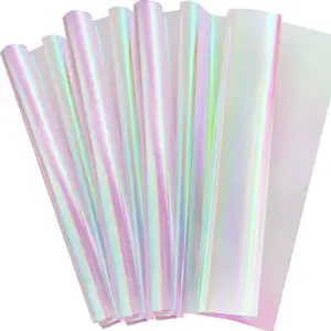 Flower Wrap Foil Shiny Colored Cellophane Sheets Flower Gift Wrapping Waterproof Iridescent Foil