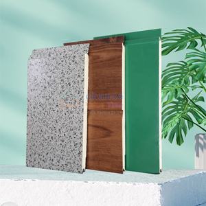 <span class=keywords><strong>Prix</strong></span> d'usine Planches sandwich préfabriquées Maison préfabriquée extérieure LM-054 Panneaux muraux 3d Panneau sandwich <span class=keywords><strong>Prix</strong></span> <span class=keywords><strong>M2</strong></span> - Product Image 1