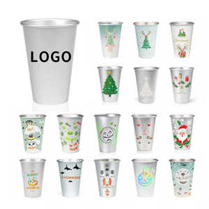 Gobelet de fête réutilisable personnalisé avec logo, écologique, biodégradable, changeant de couleur, en aluminium de qualité alimentaire, recyclable, pour boissons froides, Vietnam - Product Image 4