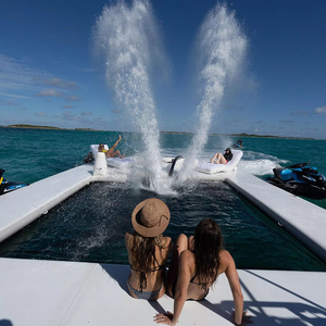 <span class=keywords><strong>Piscina</strong></span> de mar inflable personalizada de fábrica profesional, cubierta flotante portátil para el océano con malla protectora, <span class=keywords><strong>piscina</strong></span> de agua inflable - Product Image 5