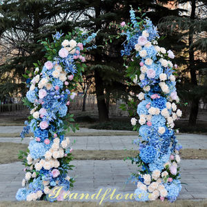Arche de fleurs artificielles LANJO pour mariage, arrangement de roses multicolores personnalisé, amovible, réglable, durable, hauteur 5-6 pieds, 4-5 pieds pour mariage - Product Image 5