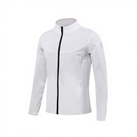 Veste de course pour homme personnalisée, motif à carreaux, teinte unie, manches longues, imperméable, coupe-vent, respirante, légère, en Spandex/Nylon