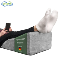 Hochdichtes Schaumstoff-Beinauflagekissen Ergonomisches Design Stützposition Beinkissen zum Schlafen Ischias-Entlastung Waschbarer Bezug