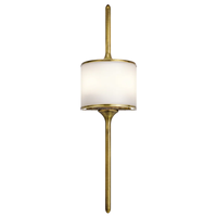 Appliques murales modernes en bronze de haute qualité avec abat-jour en tissu pour chambre, salon, escalier, couloir applique murale nordique pour hôtel