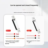 DFD Serrure électrique à pêne étroit modèle 120 Micro Lock certifiée CE ROHS ISO pour magasins, bureaux et armoires