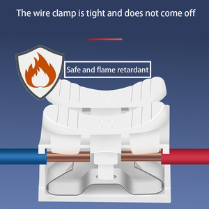 CH-<span class=keywords><strong>2</strong></span> 최고의 품질 <span class=keywords><strong>2</strong></span> 3 위치 프레스 터미널 블록 Led 조명 화이트 빠른 케이블 와이어 커넥터 - Product Image 4