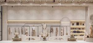 Design d'intérieur de boutique de vêtements pour femmes Wabi Sabi |   Aménagement de boutique de détail |   Accessoires vestimentaires personnalisés |   Solution d'aménagement de magasin - Product Image 5