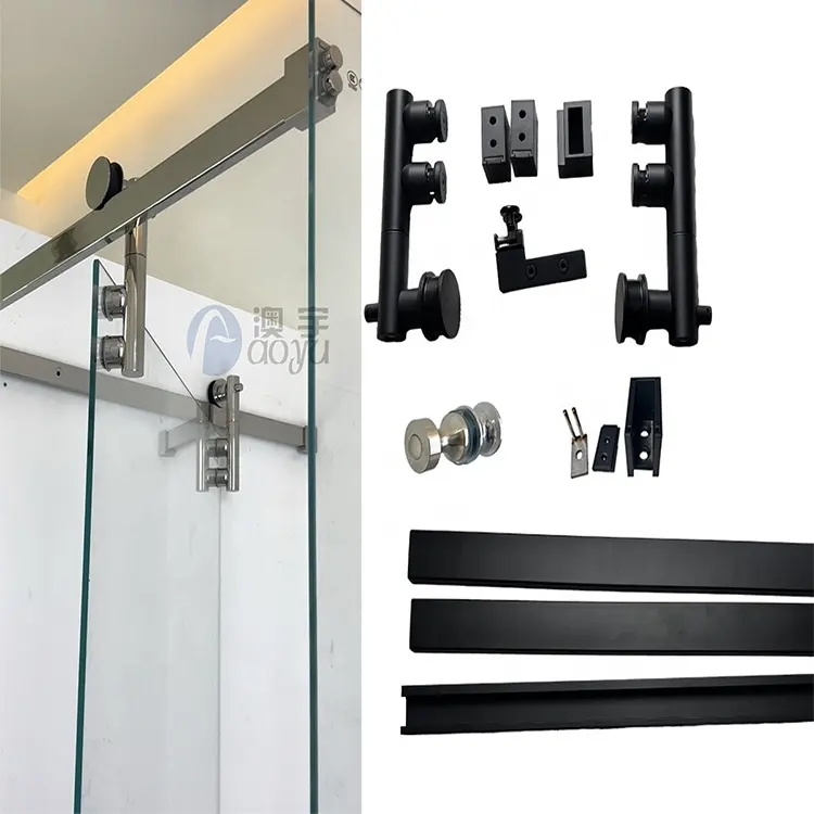Frameless portas de vidro dobráveis acessórios porta dobrável acessórios para vidro porta dobrável acessórios vidro chuveiro hardware