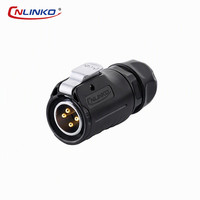 CNLINKO M20 Industrial 4 Pin IP68 Wasserdichter elektrischer Anschluss Stroma schluss 500V AC-Steckdose für Auto-Elektro fahrrad