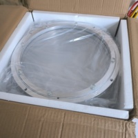 Aluminiumlegierung Marmor Massivholz Runder Tisch Glastisch Runder Drehbarer Esstisch Lazy Susan Tisch Drehplatte mit Kugellager