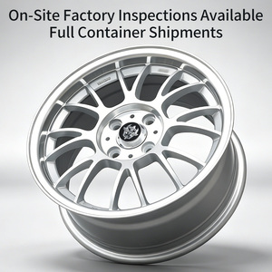 Cerchi in Lega FLowtone BB <span class=keywords><strong>Sport</strong></span> 15x7 ET35 4x100 Argento con Bordo Lavorato CB73.1 per Auto da Corsa e Passeggeri - Product Image 3