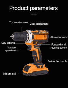 Mini 20V Battery Brushless <strong>Hand</strong> Power Hammer <strong>Drills</strong> Set Charging Electric Cordless <strong>Drill</strong> <strong>Tool</strong> Power Screw Drives Impact <strong>Tool</strong> - Product Image 4