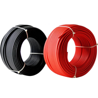 Einadriges Gummiisoliertes Verzinntes Kupfer Niederspannungs-Solarkabel 1kV 2,5mm 4mm 6mm 10mm PV 30A PE-Mantel 90°C