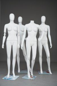 Maniquí Femenino de Cuerpo Completo con Cabeza, Material ABS, en Pose de Pie - Precio al por Mayor para <span class=keywords><strong>Exhibidores</strong></span> - Product Image 4