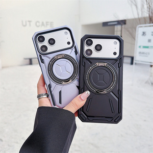 Funda Protectora <span class=keywords><strong>para</strong></span> Teléfono con Soporte Magnético Portátil y Protección Contra Caídas Lichicase <span class=keywords><strong>para</strong></span> iPhone 17, 17 Air, 17 Pro, 17 Pro Max - Product Image 5