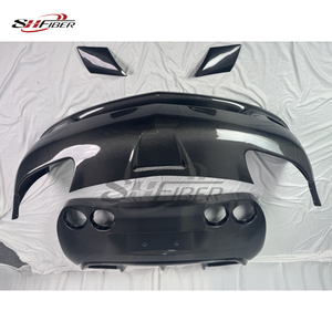 Kit carrosserie en fibre de carbone <span class=keywords><strong>Corvette</strong></span> C6, pour <span class=keywords><strong>Chevrolet</strong></span> <span class=keywords><strong>Corvette</strong></span> C6 Z06 Grand Sport 05-13, pare-chocs avant et arrière - Product Image 4