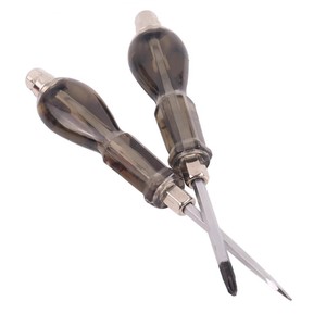 <b>Screwdriver</b> Flat Head 200 Mm Chrome Finish Plastic Handle Diy Tool For Repair - Product Image 1