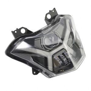 Yongjin בהירות גבוהה פנס קדמי שחור אביזרי רכב אביזרים עבור קוואסאקי x300 z650 2017-2021 - Product Image 2