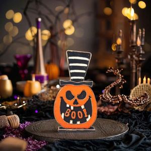 Décorations en bois pour fête d'Halloween, accessoires maison hantée citrouille pour les festivités d'Halloween des enfants, prix d'usine - Product Image 4